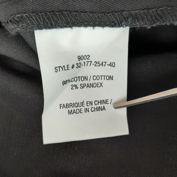 LAURA / Floral Eyelet Embroidery Capri Crop Cottagecore Dress Pants Black Sz 16 - Picture 13 of 13